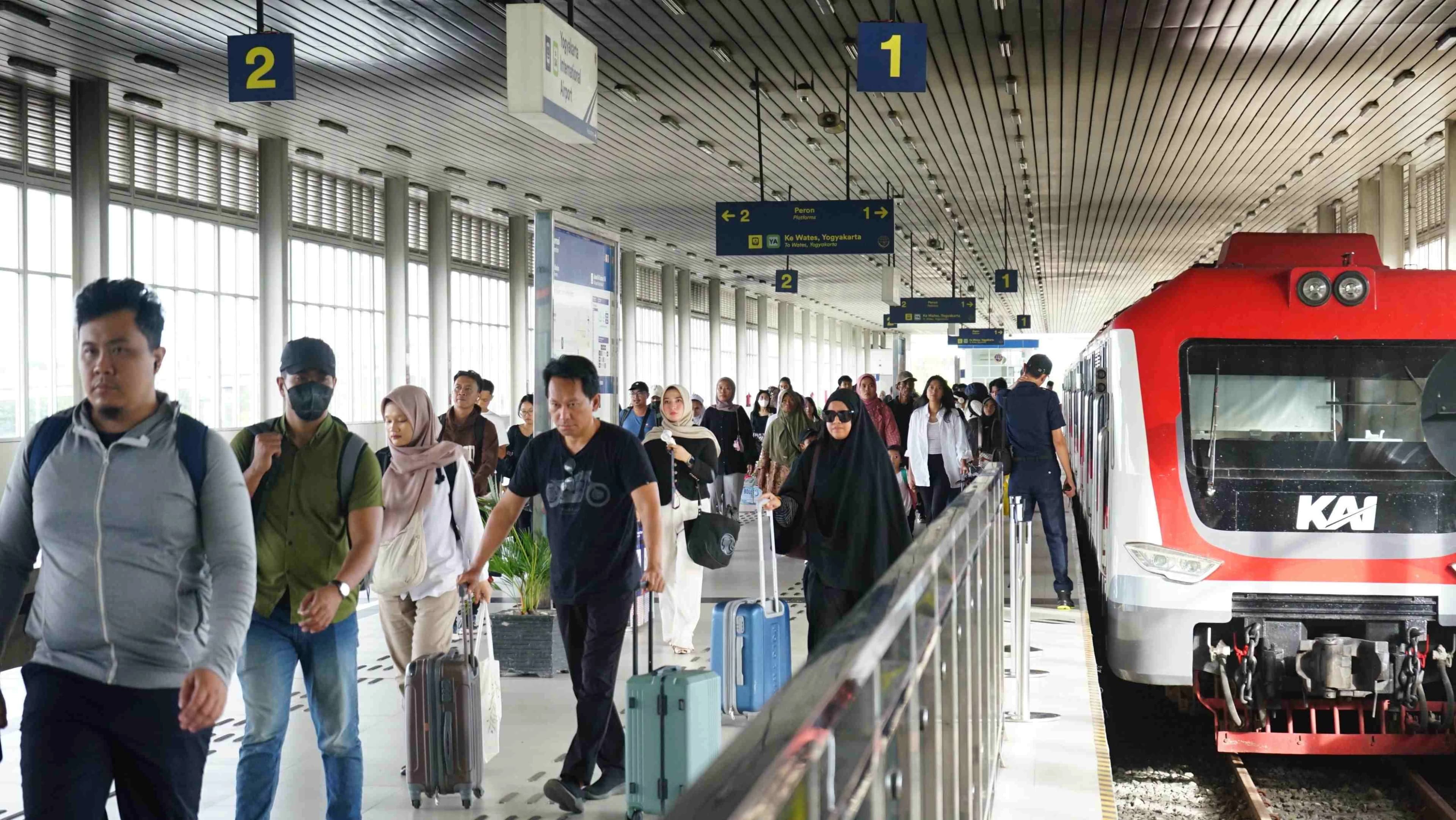 6.9 Juta Pelanggan Menggunakan Kereta Menuju Bandara di Berbagai Wilayah