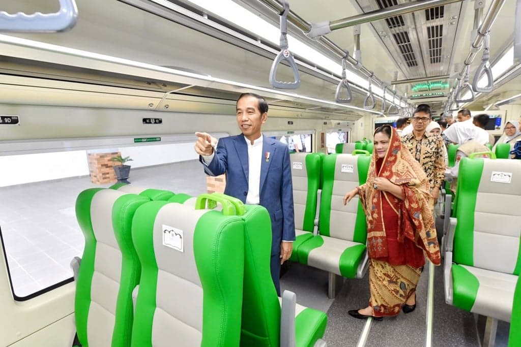 Presiden RI Joko Widodo Resmikan KA Bandara Internasional Minangkabau