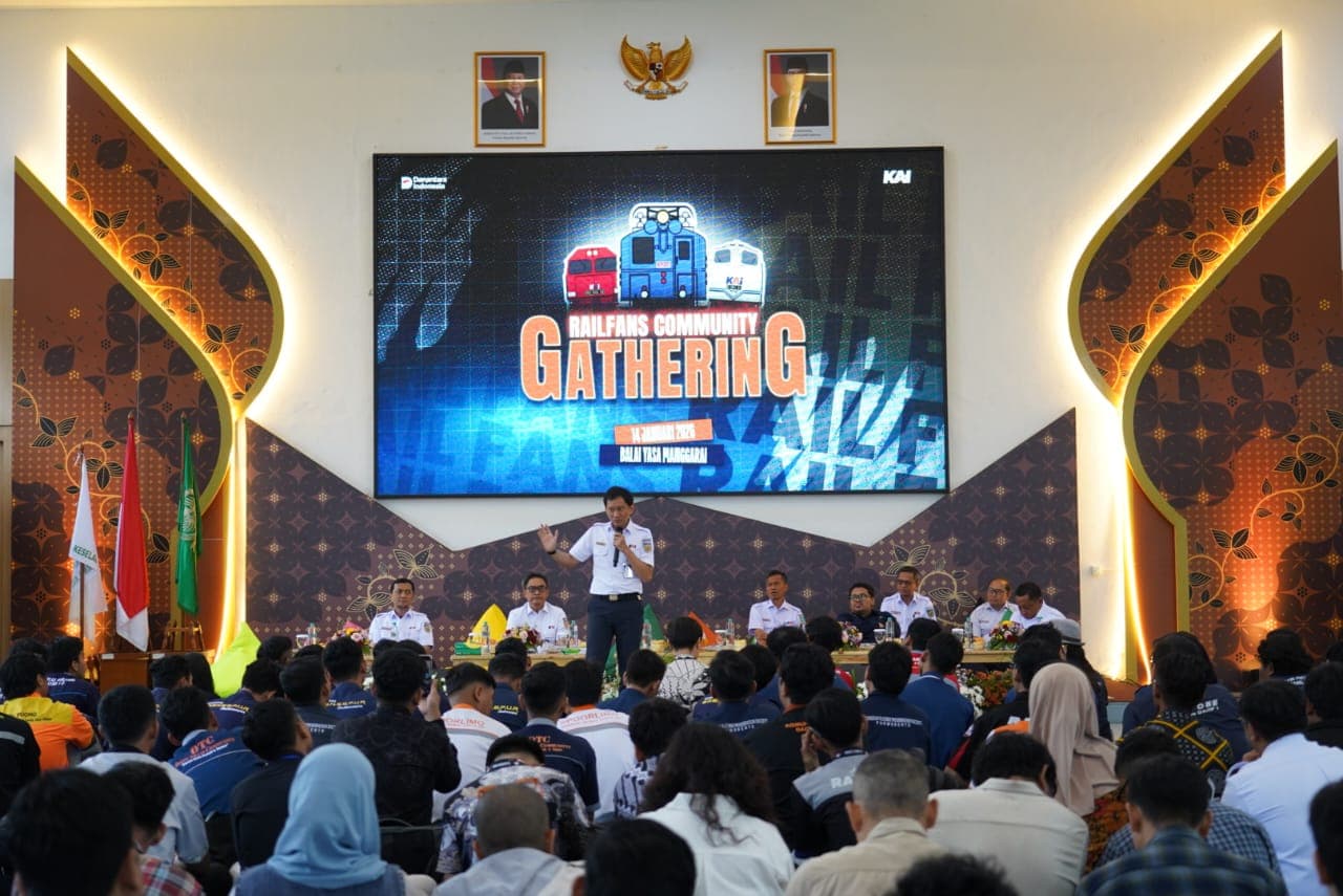 KAI dan Railfans Berkumpul di Balaiyasa Manggarai dalam Railfans Community Gathering 2026