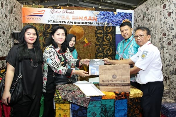Mitra Binaan PKBL PT KAI Ikuti Pameran di JCC