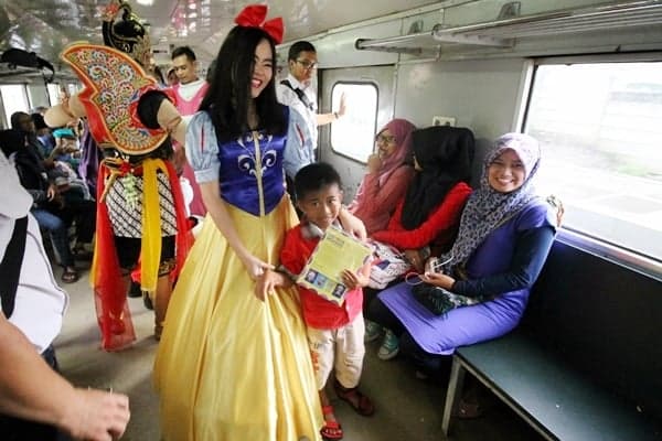 KAI Rayakan Hari Anak di Kereta dan Stasiun