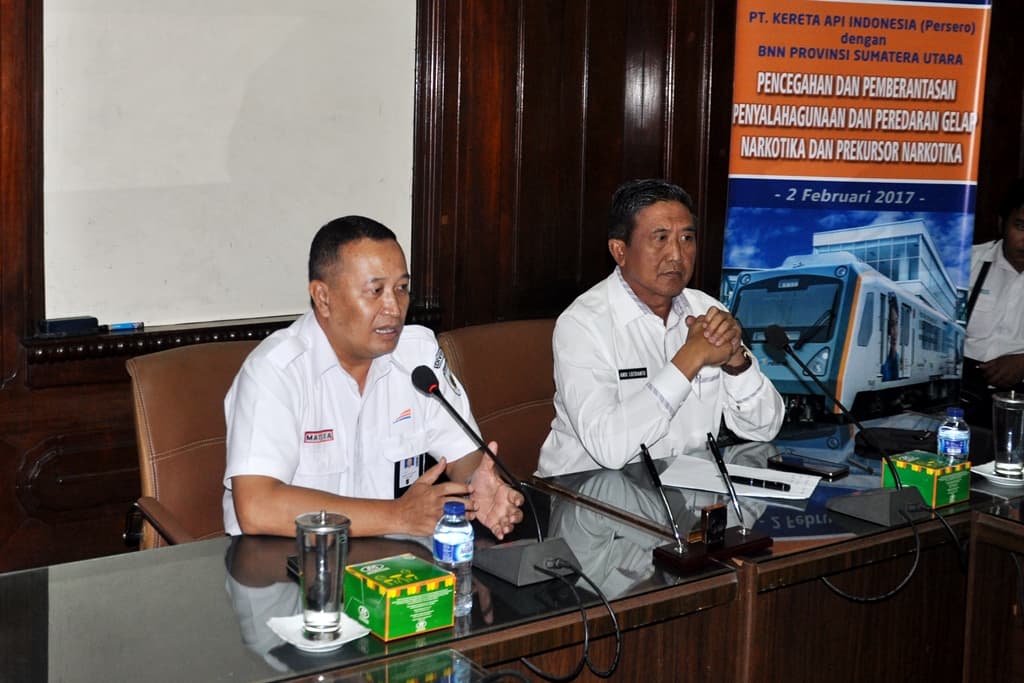 Berantas Narkoba, KAI Lakukan  MoU dengan BNN