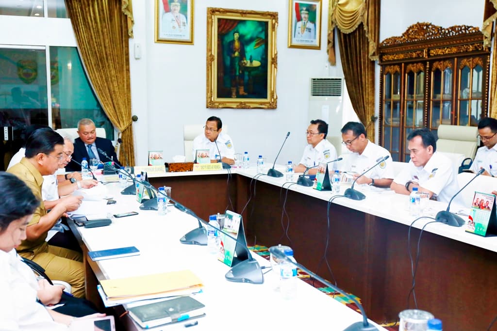 Pembahasan LRT Palembang dengan Gubernur Sumsel