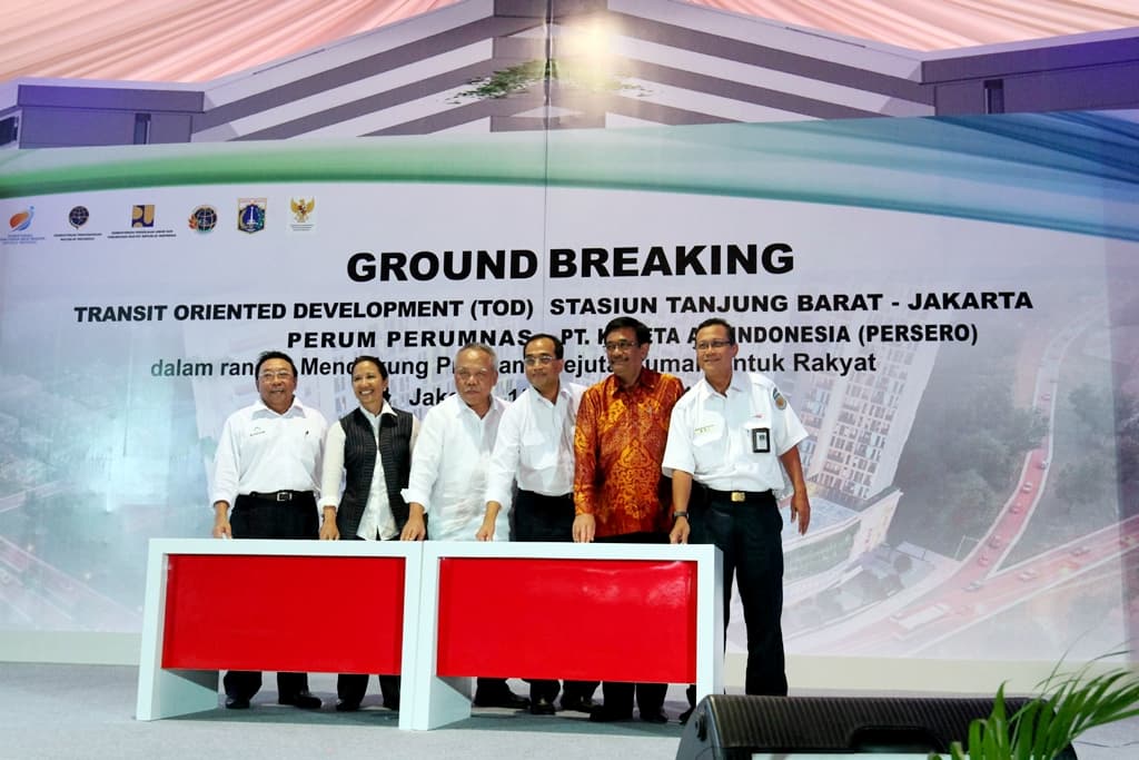 Peresmian TOD di Wilayah Stasiun Tanjung Barat