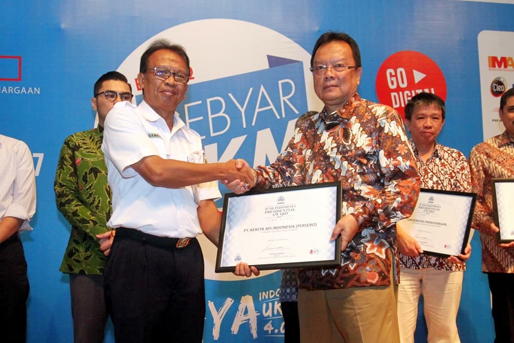 Kontribusi KAI Bagi UKM, Buahkan Penghargaan