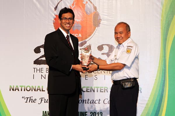 PT KAI menjadi Runner Up Grand Champion The Best Contact Center Award