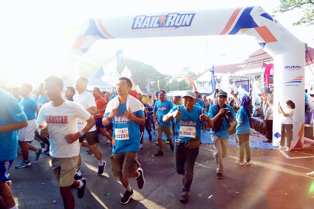 Meriahkan HUT Kota Malang, KAI Adakan Rail Run