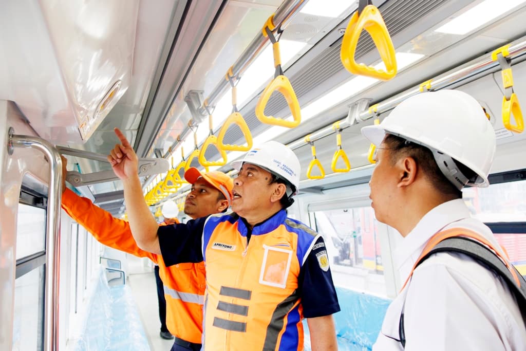 Sambut Asian Games 2018, KAI Tinjau Kesiapan LRT Sumsel