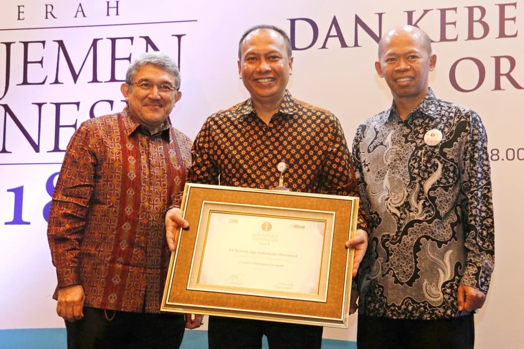 KAI Raih Penghargaan Anugerah Manajemen Indonesia 2018