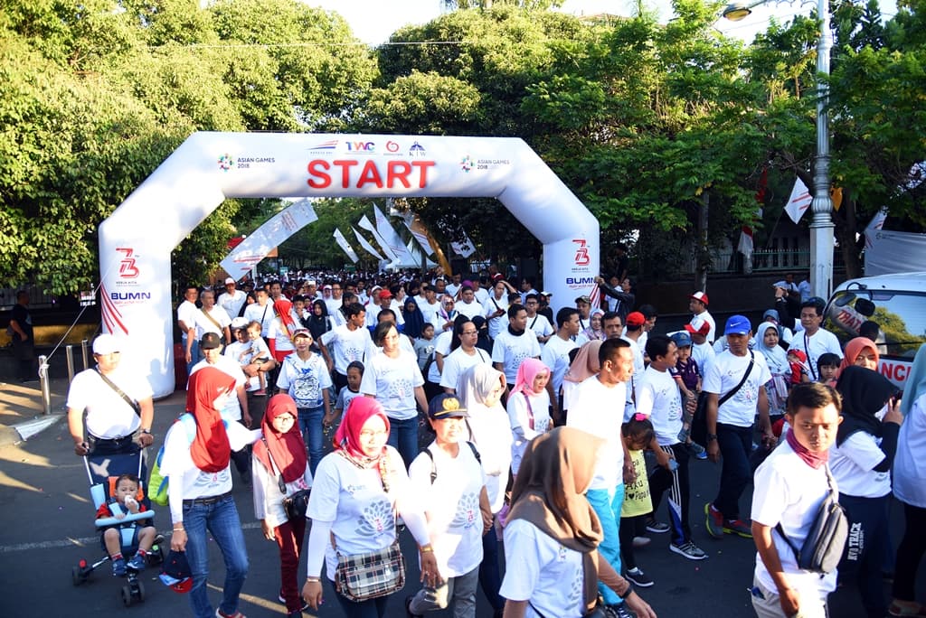 Jalan Sehat Sinergi BUMN Dalam Rangka Peringatan HUT ke-73 RI