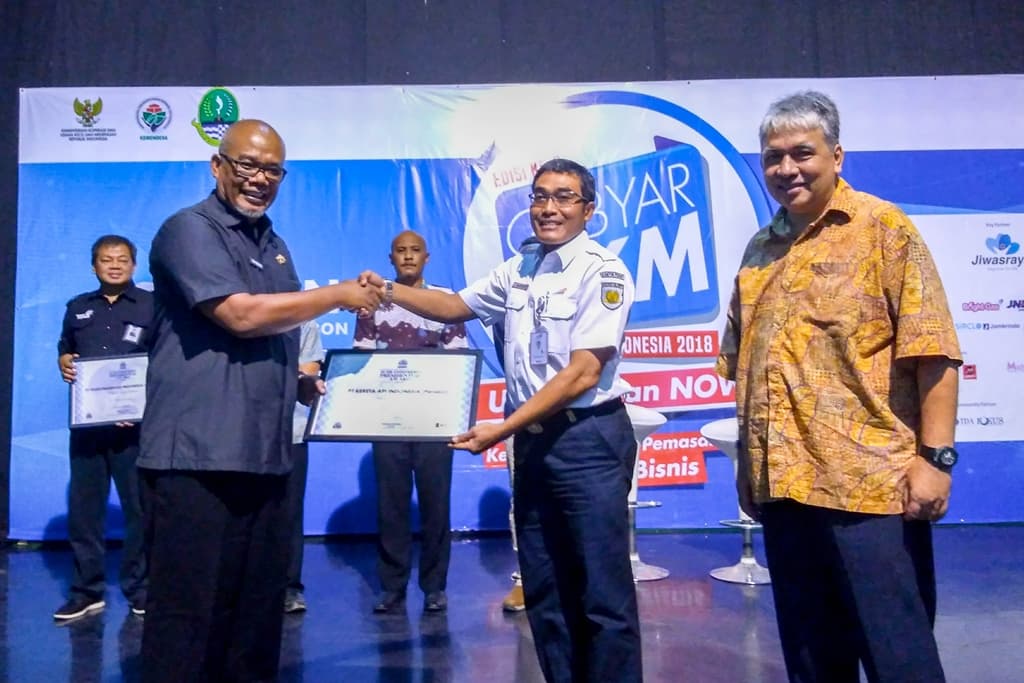 KAI Raih Penghargaan dalam Gebyar UKM Indonesia 2018
