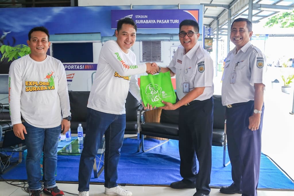 KAI Jalin Kerjasama dengan Pop Hotel Stasiun Surabaya Kota