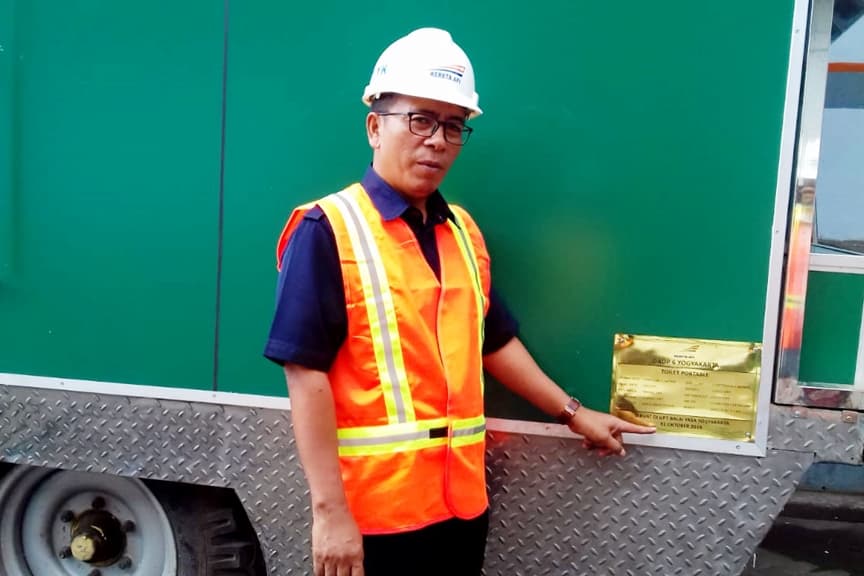KAI Buat Toilet Portable untuk Pelayanan Pelanggan di Zona 3