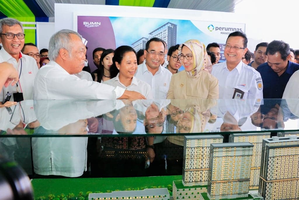 Groundbreaking Pembangunan Hunian berbasis TOD di Stasiun Rawa Buntu, Jurangmangu, dan Cisauk
