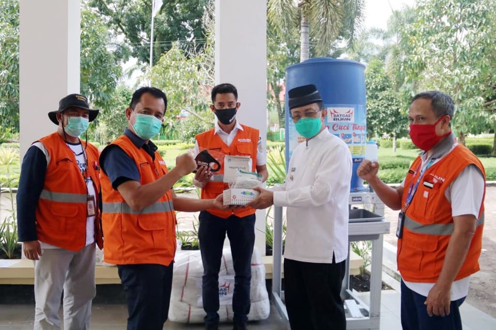 Satgas Bencana BUMN Terus Salurkan Bantuan Penanganan Covid-19 kepada Masyarakat Sumbar