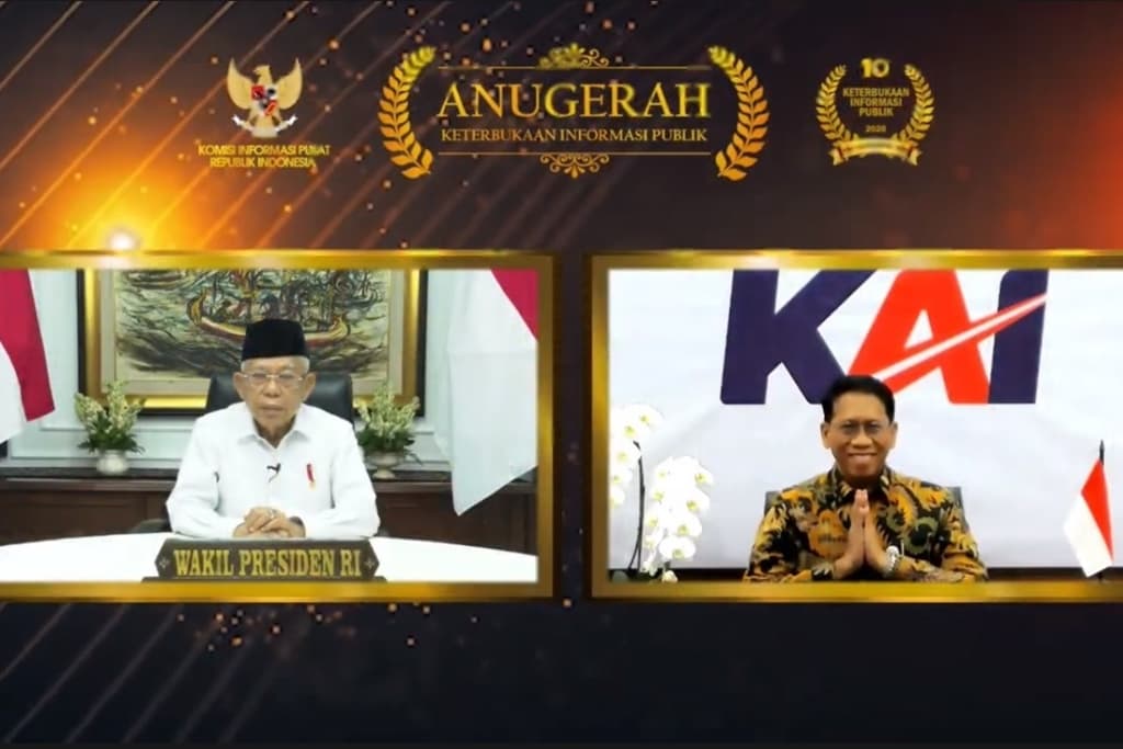KAI Raih Penghargaan sebagai Badan Publik Informatif