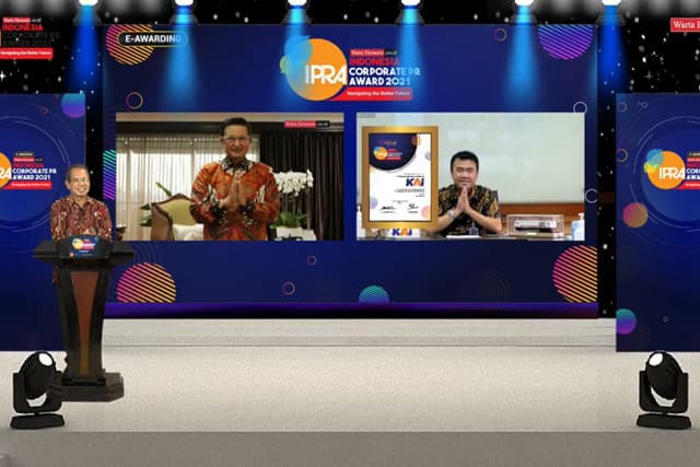 KAI Raih Penghargaan Indonesia Corporate PR Award 2021