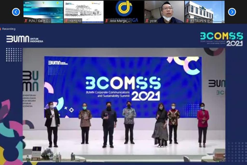 KAI Raih Penghargaan Gold dalam Ajang BCOMSS 20/21