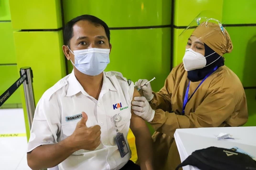 KAI Berikan Dukungan untuk Program Vaksinasi Pemerintah