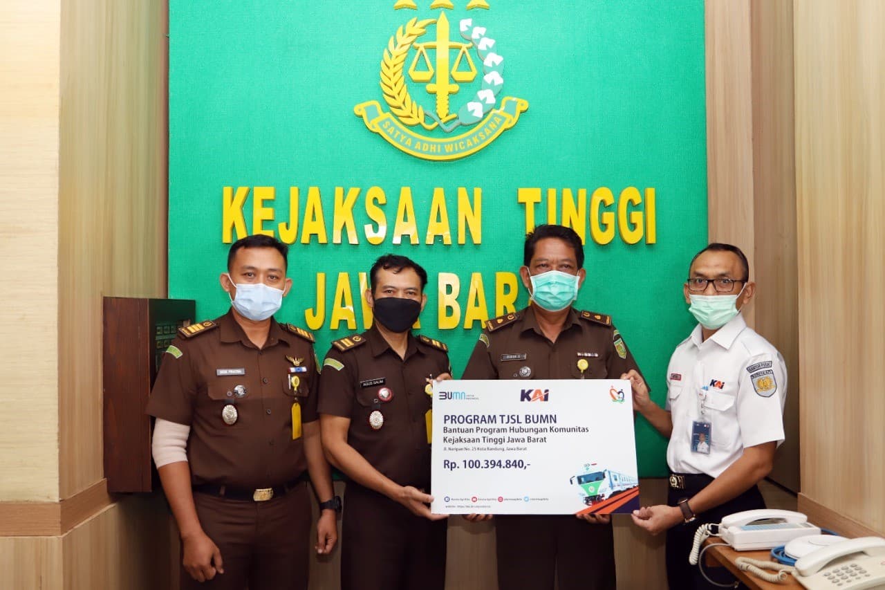KAI Berikan Dukungan Fasilitas ke Kejati Jabar