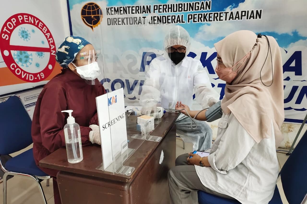 KAI Sediakan Vaksinasi Covid-19 Gratis di Stasiun