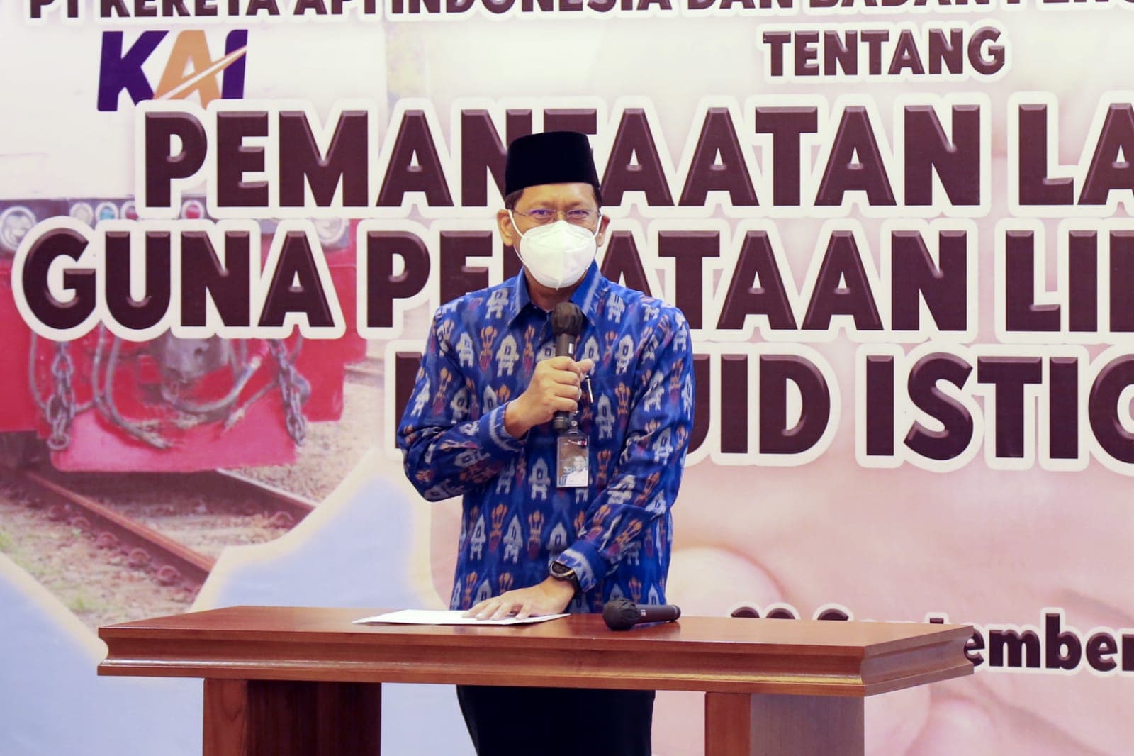 KAI Teken PKS dengan Badan Pengelola Masjid Istiqlal Dukung Penataan Lingkungan Masjid Istiqlal