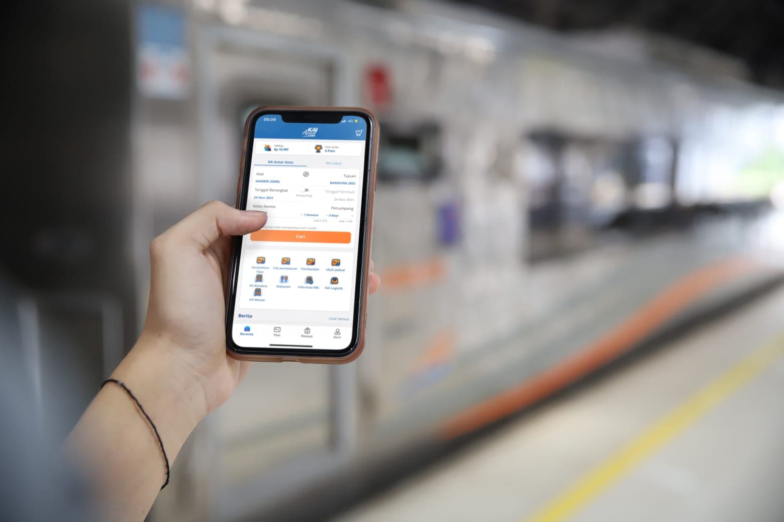 Semakin Kaya Fitur, KAI Access Kini Dilengkapi Fitur Top Up & Tagihan