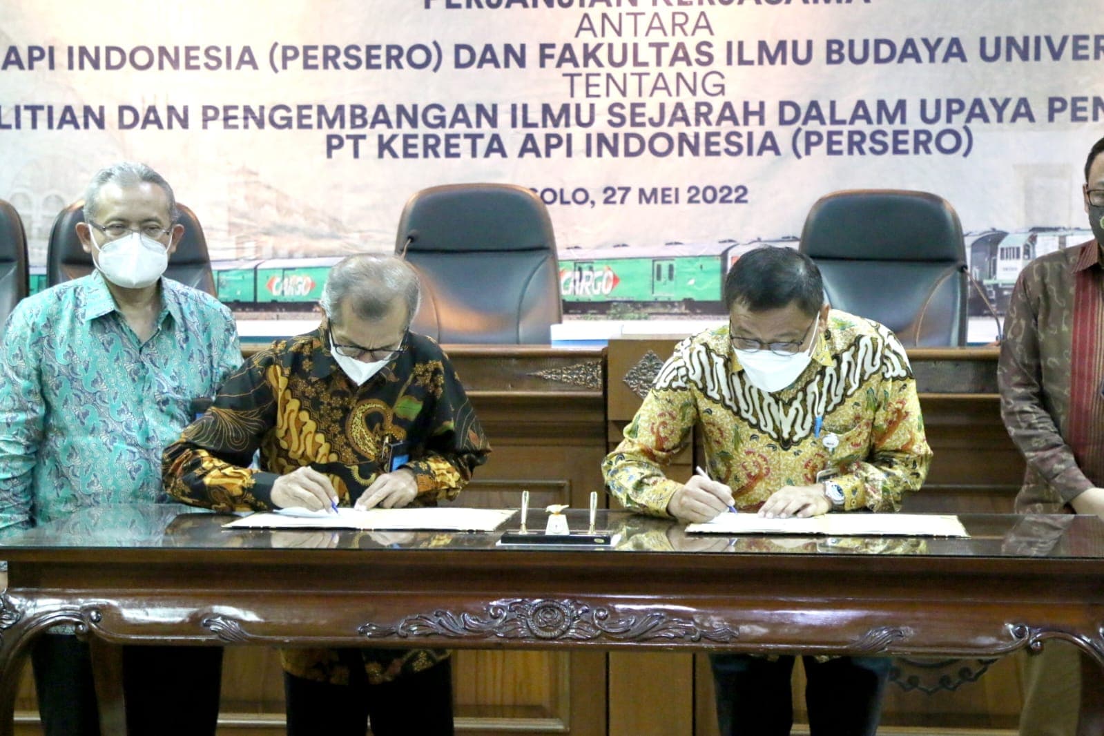 KAI Bekerja Sama dengan UNS terkait Pengamanan Aset Perusahaan