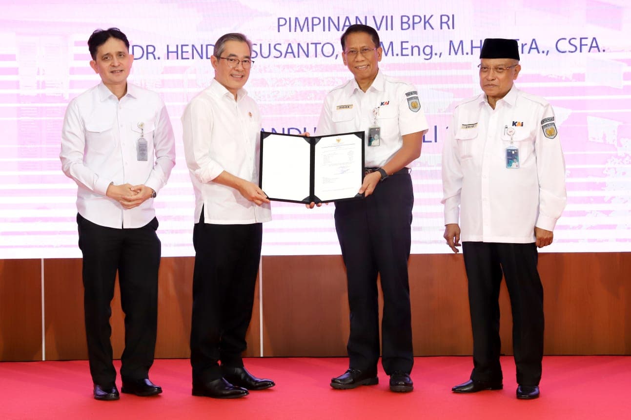 Dapatkan LHP BPK, KAI Akan Terus Lakukan Perbaikan Berkelanjutan