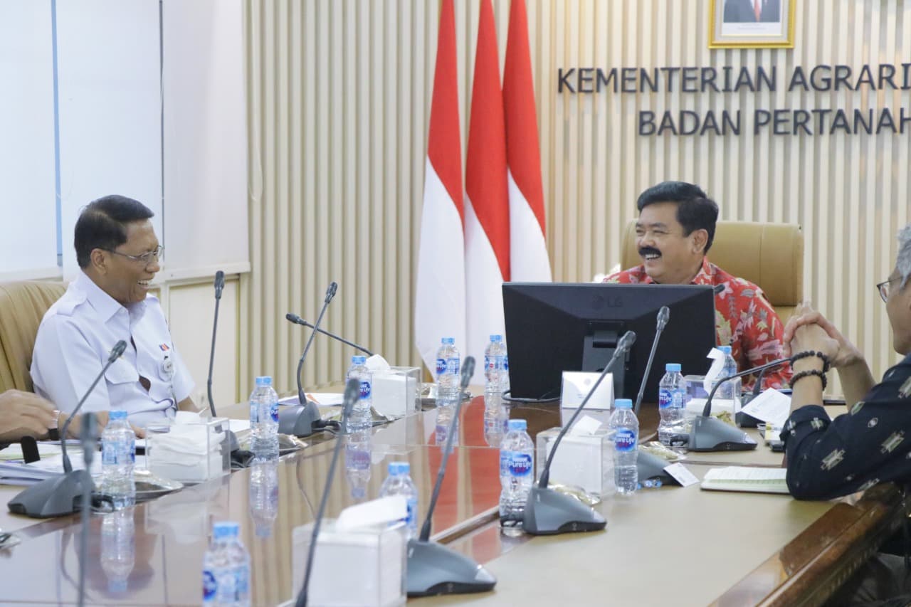 Perkuat Pengamanan Aset Perusahaan, KAI Kunjungi Kementerian ATR/BPN