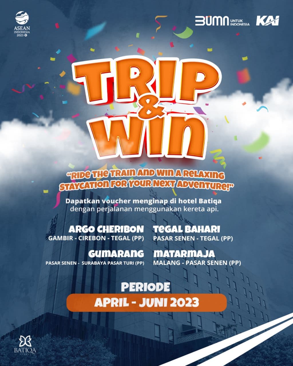 KAI Hadirkan Program Trip & Win untuk Ajak Masyarakat Menggunakan Kereta Api