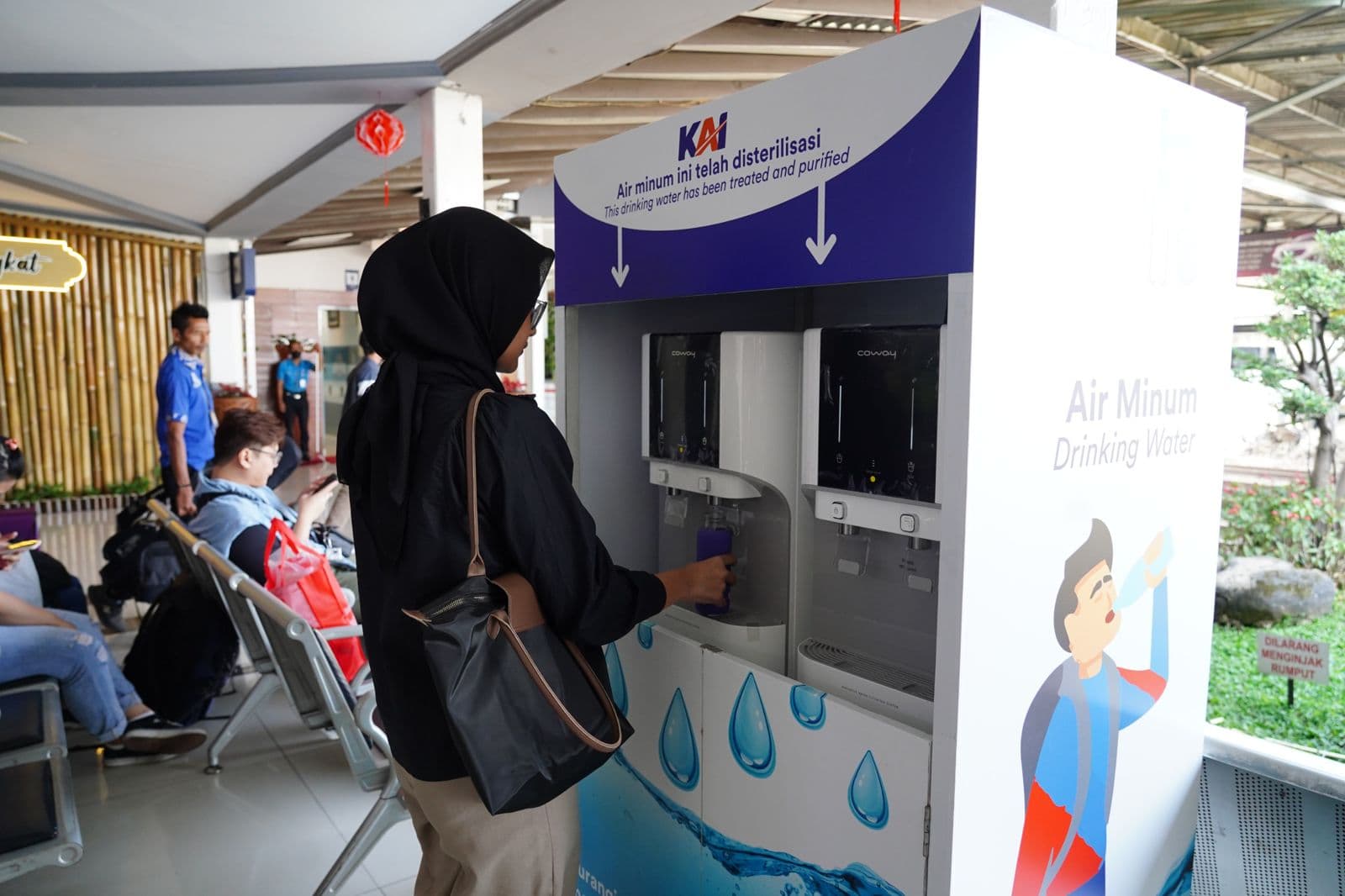 Stasiun KAI Punya Drinking Water Station, Aman dan Siap Dikonsumsi