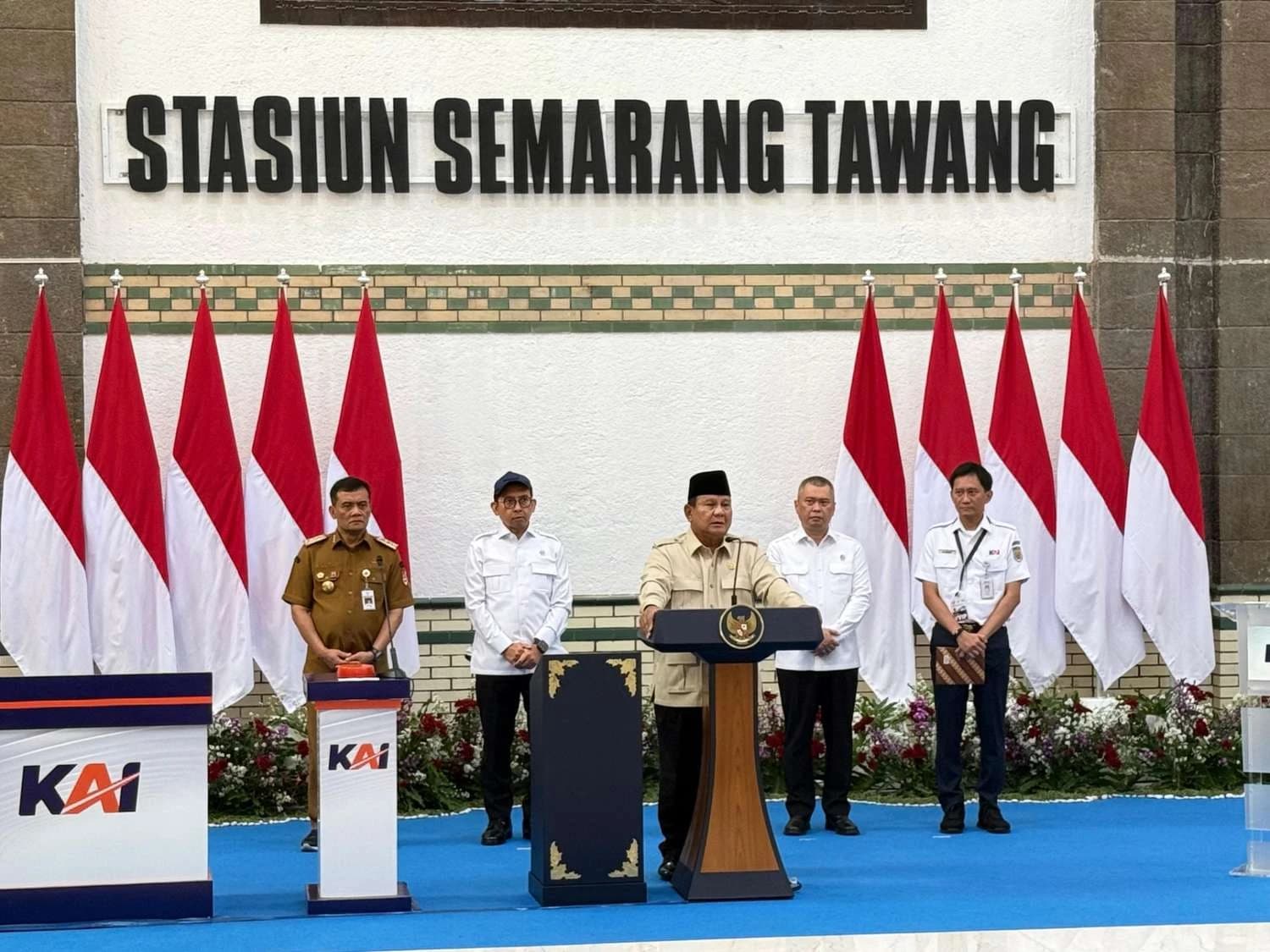 President Prabowo Inaugurates the Revitalized Semarang Tawang Station, Preserving Historical Heritage for Future Mobility
