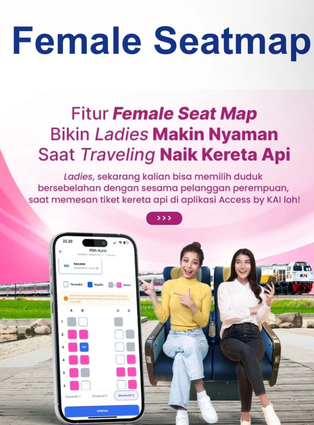 KAI Hadirkan Layanan Ramah Perempuan dan Inklusif, Perjalanan Lebih Aman dan Nyaman bagi Semua